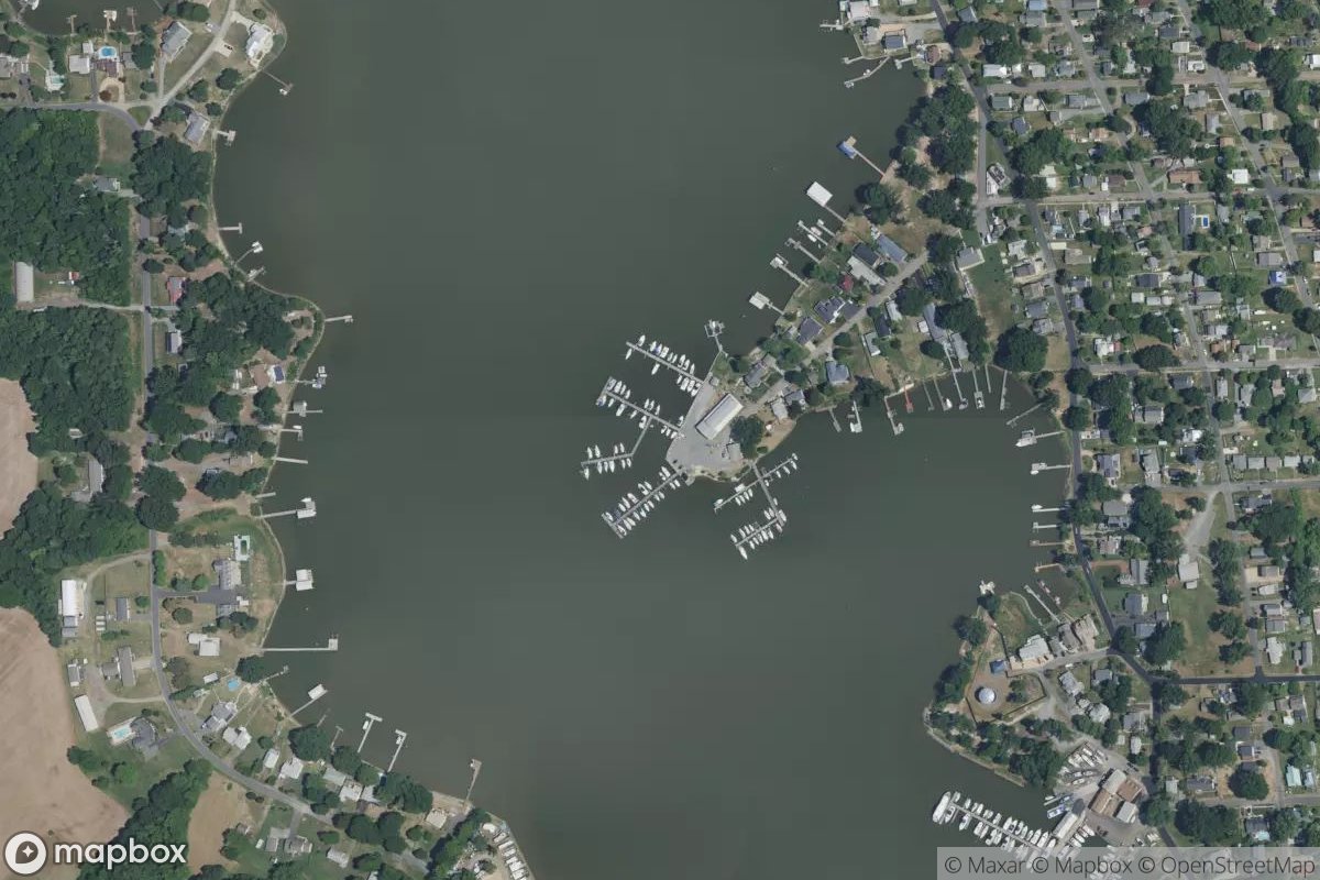 Satellite view of Monroe Bay Marina