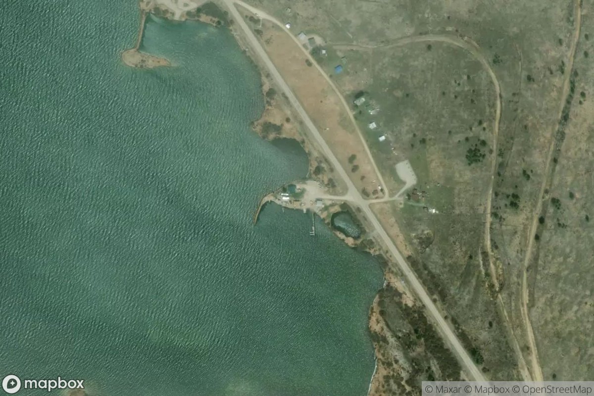Satellite view of Moose Marina