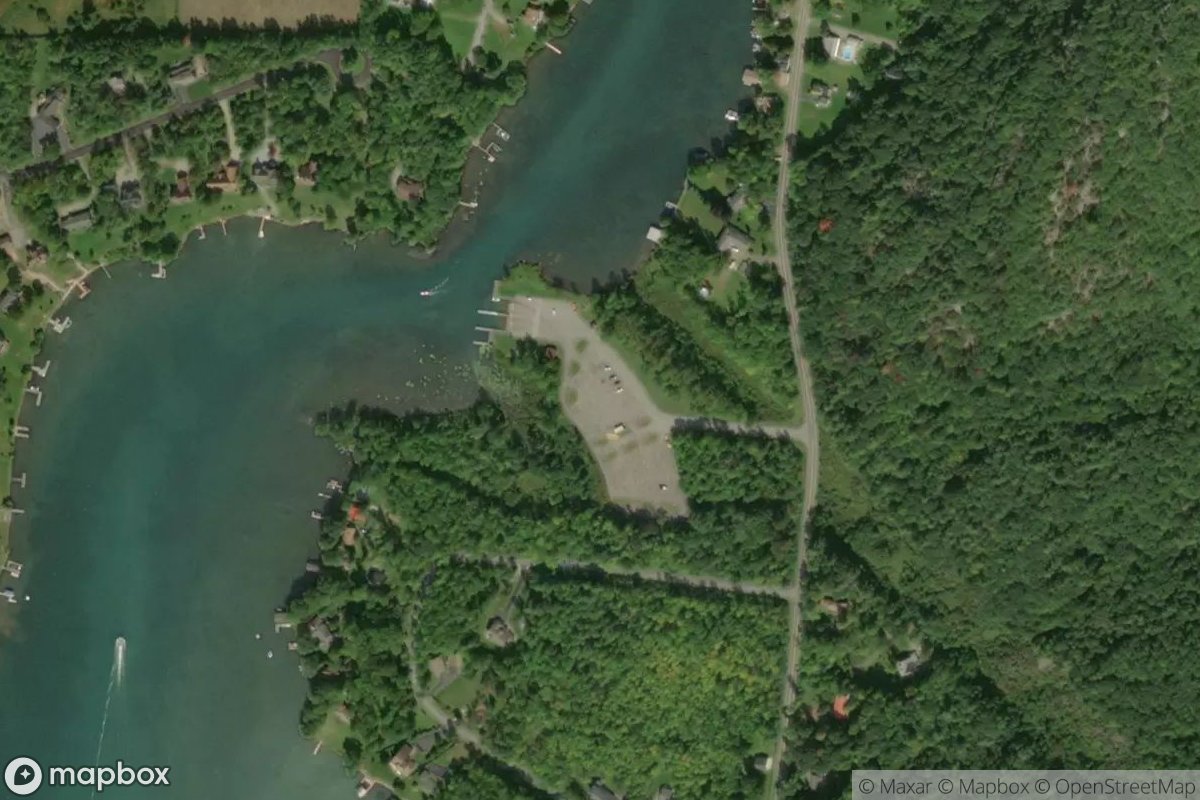 Satellite view of Mossy Point State Boat Launch