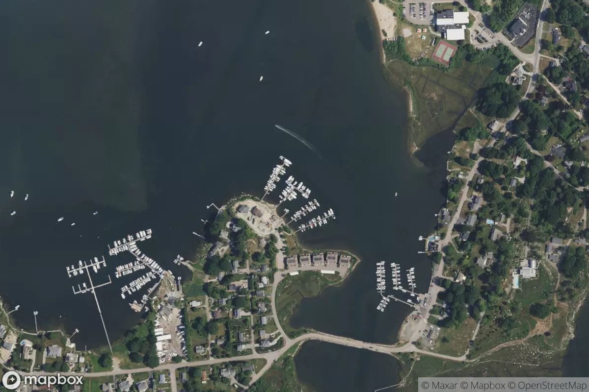 Satellite view of Mystic Point Marina