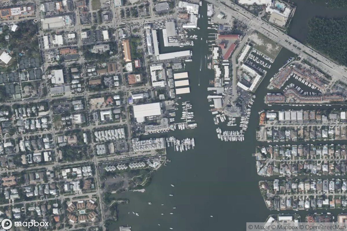 Satellite view of Naples Boat Club