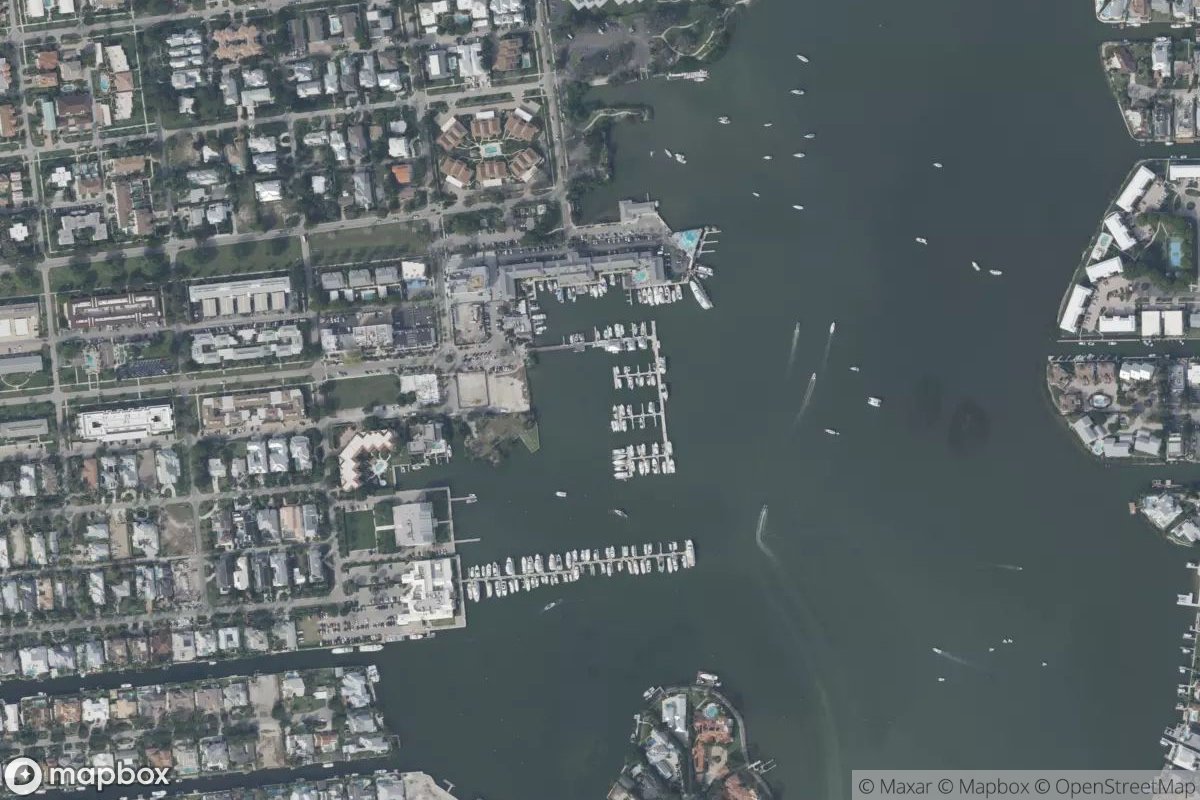 Satellite view of Naples City Dock