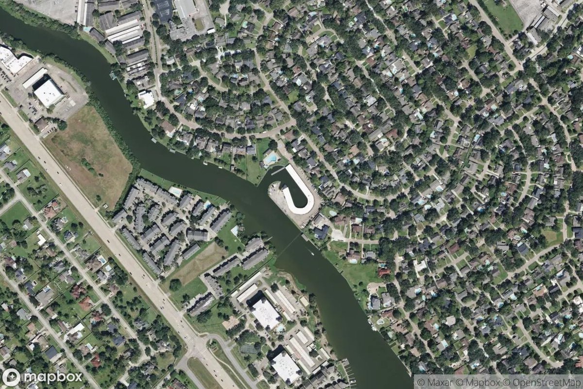 Satellite view of Nassau Bay Yacht Club