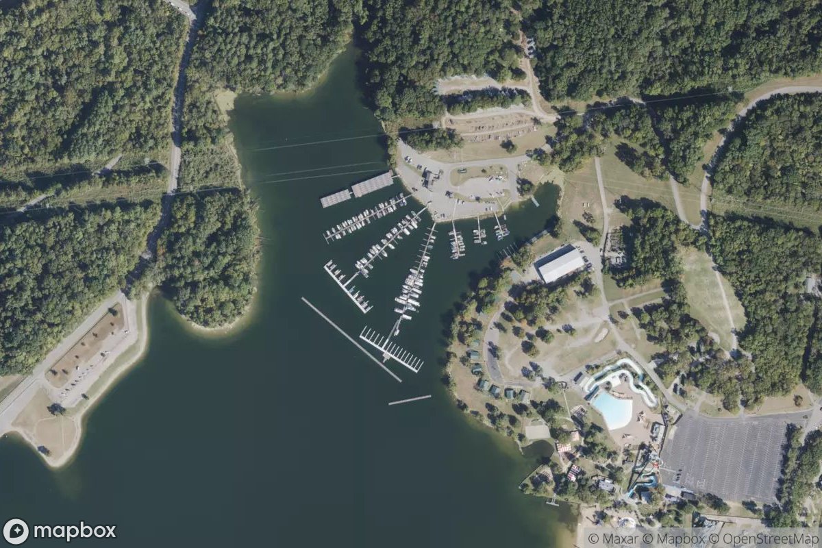 Satellite view of Nasville Shores Yacht Club