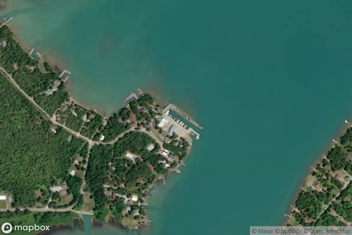 Satellite view of Nates Landing & Marina