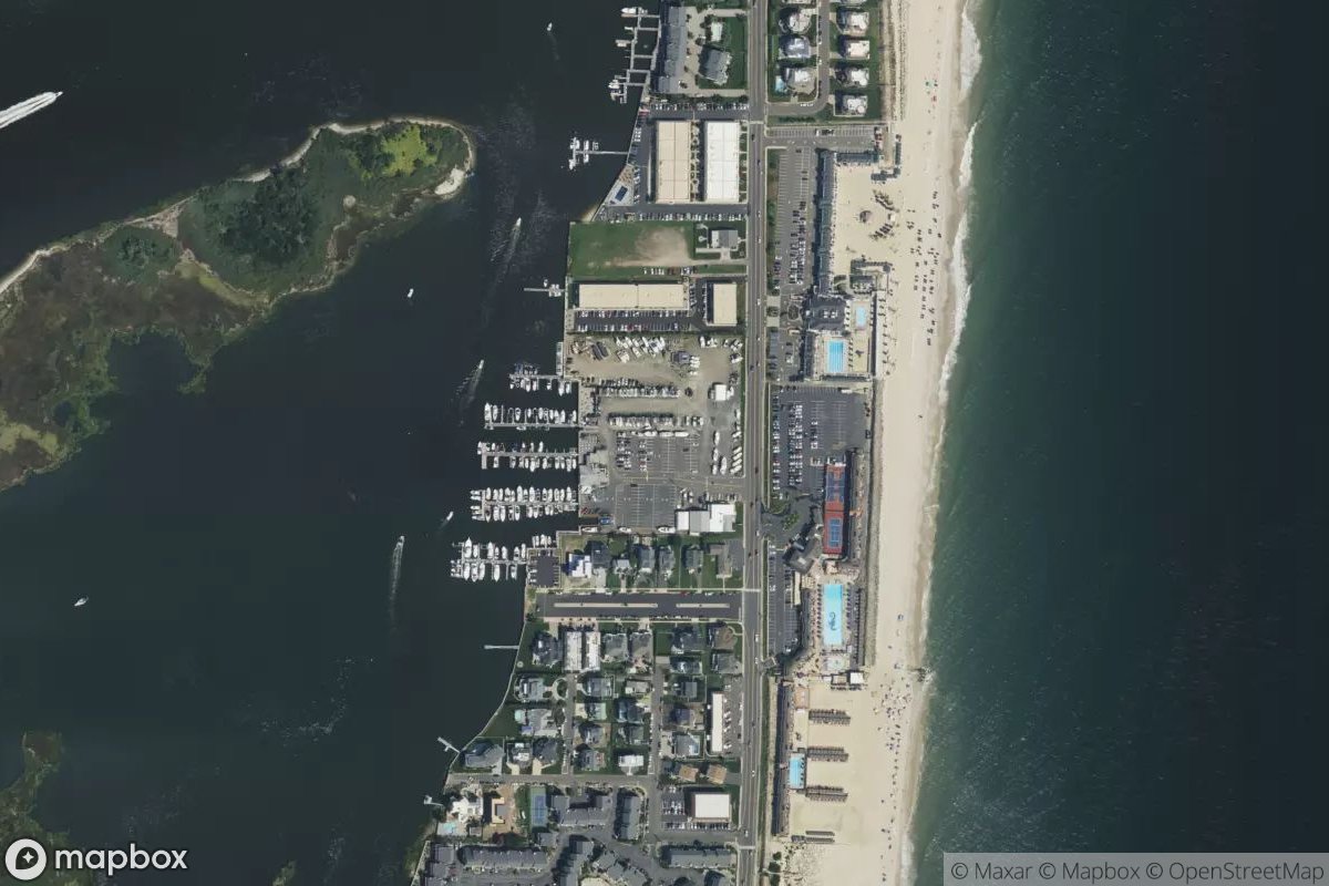 Satellite view of Navesink Marina