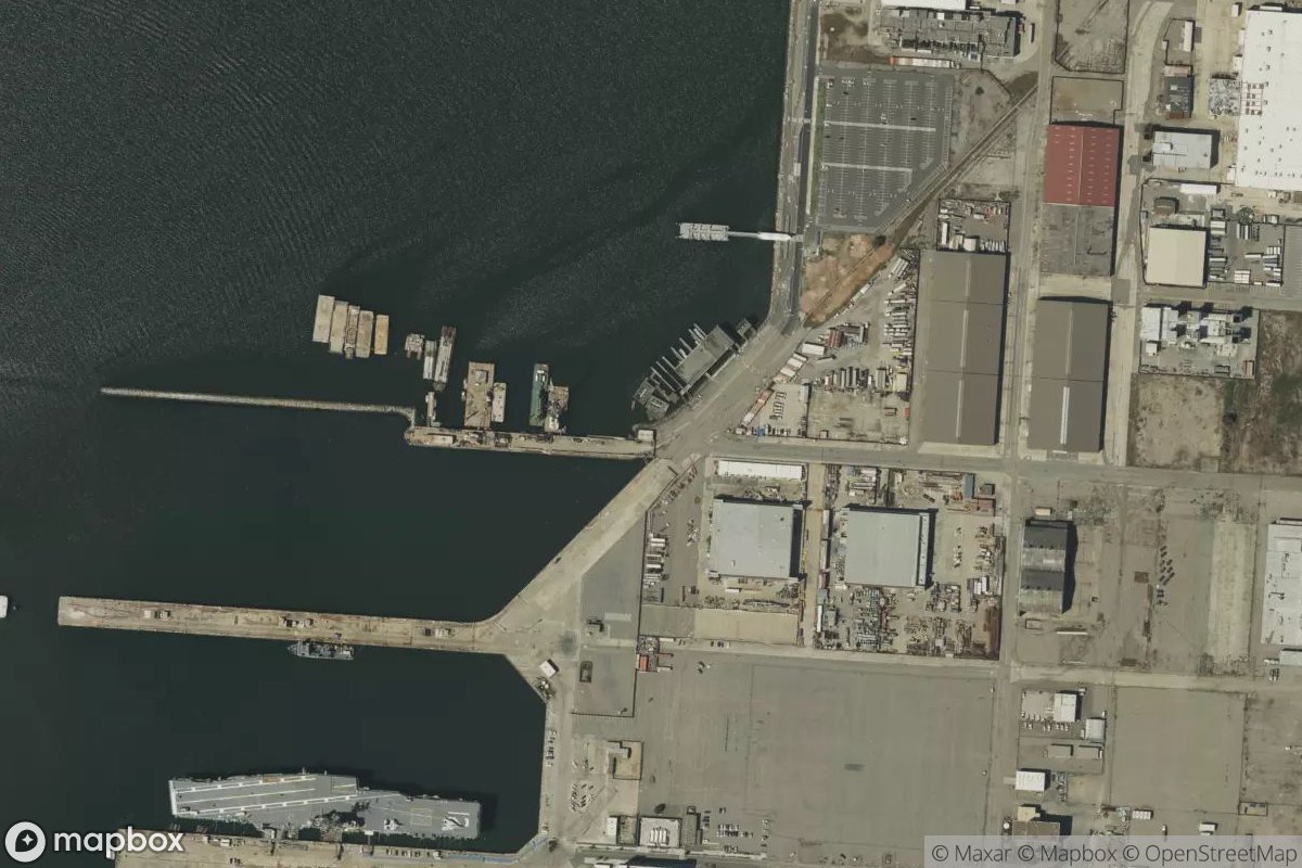 Satellite view of Nelson’s Marine Boat Yard and Nelson Yachts