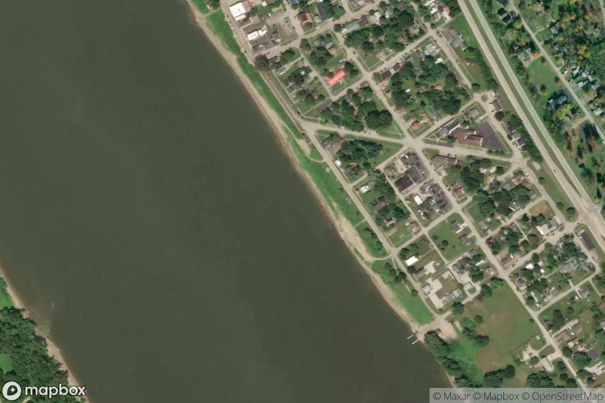 Satellite view of New Richmond Harbor
