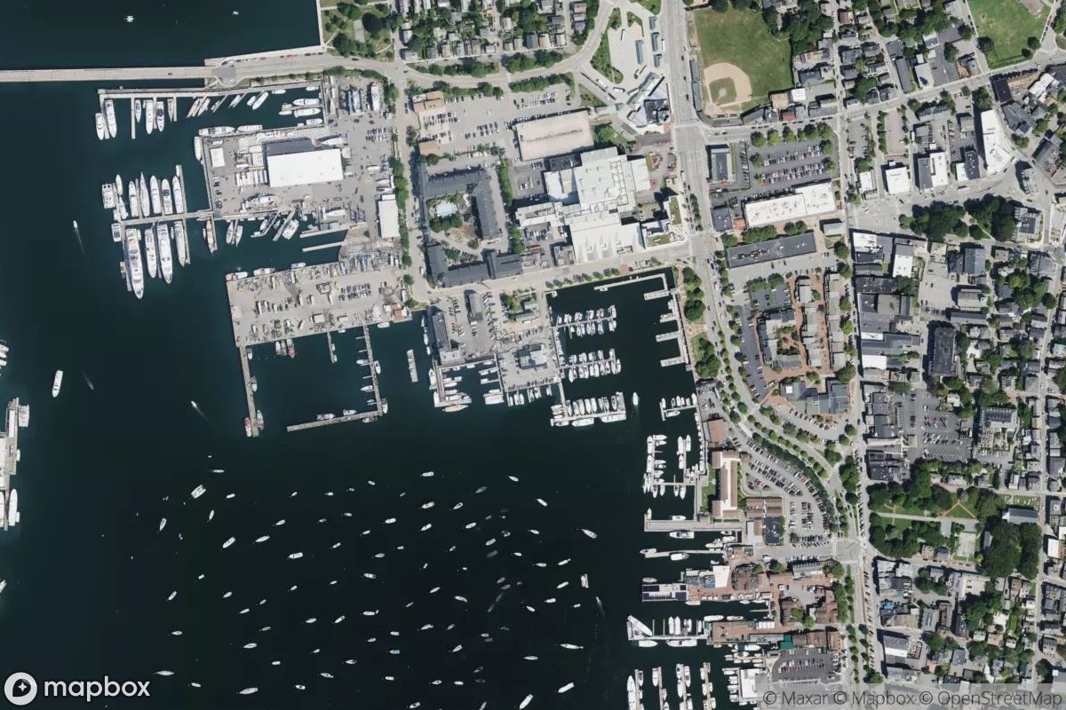 Satellite view of Newport Yacht Club