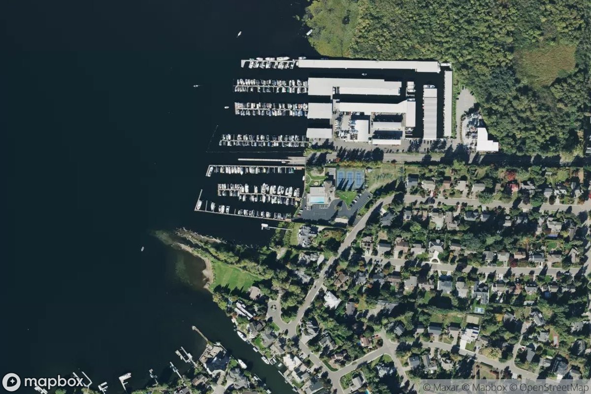 Satellite view of Newport Yacht Club