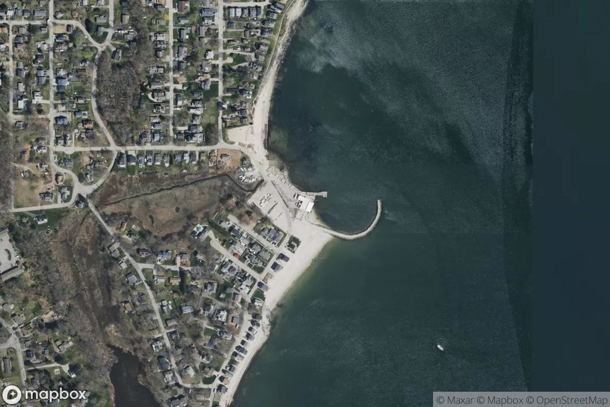 Satellite view of Niantic Bay Yacht Club