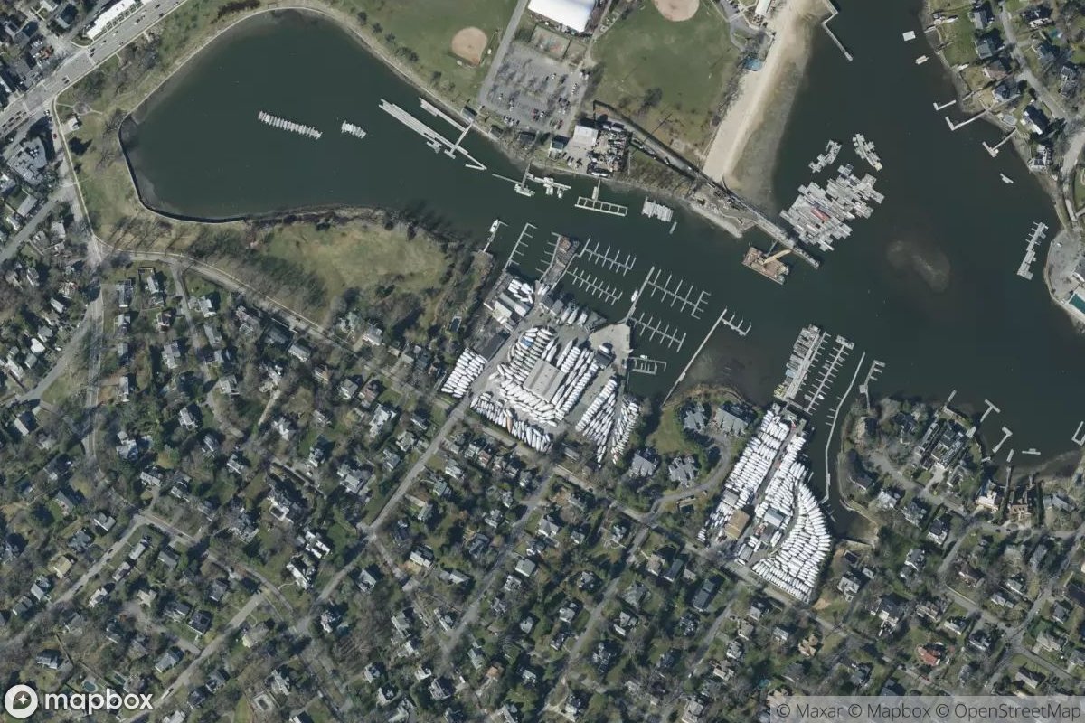 Satellite view of Nichols Yacht Yard