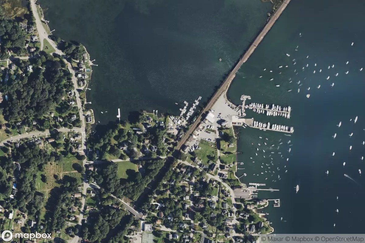 Satellite view of Noank Marine Services