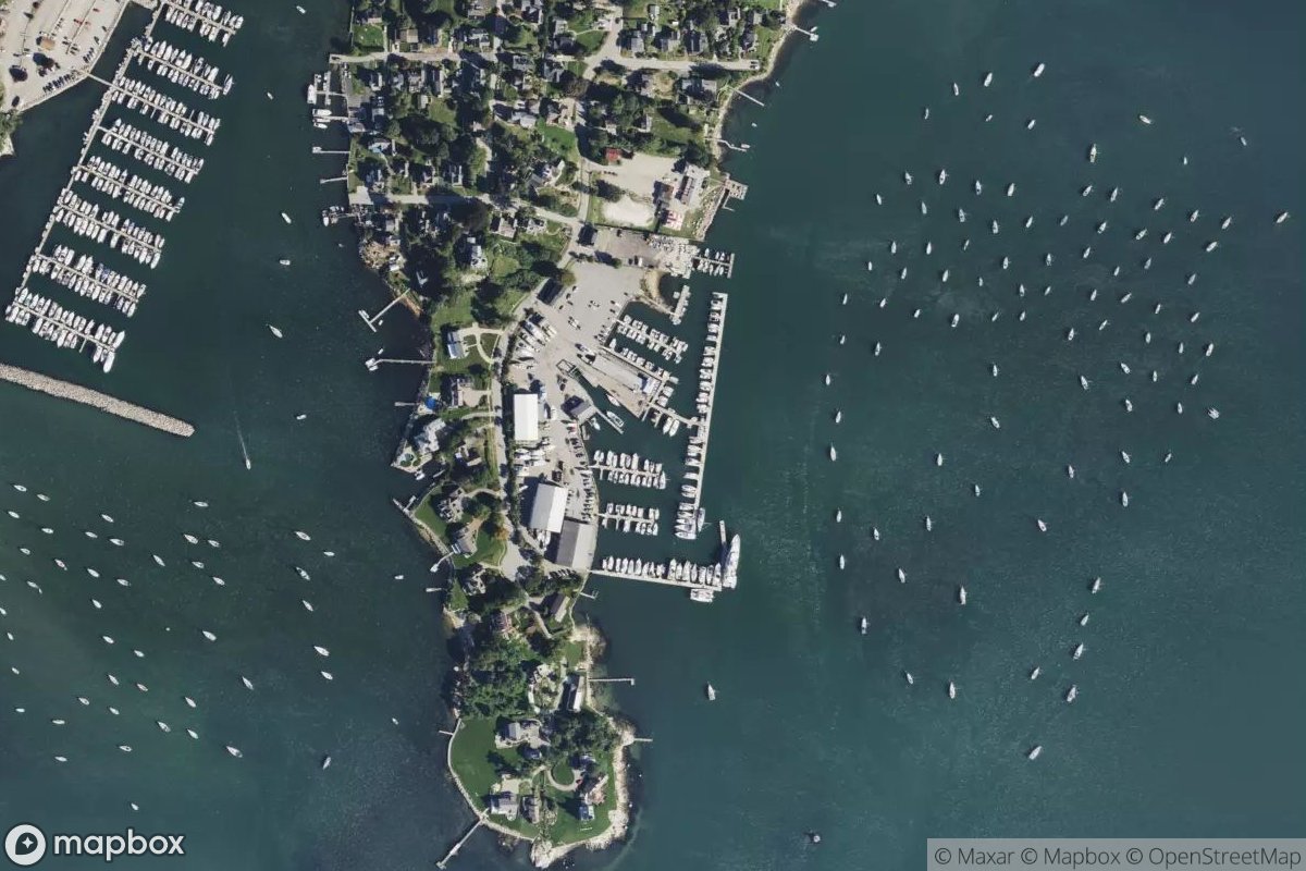 Satellite view of Noank Shipyard