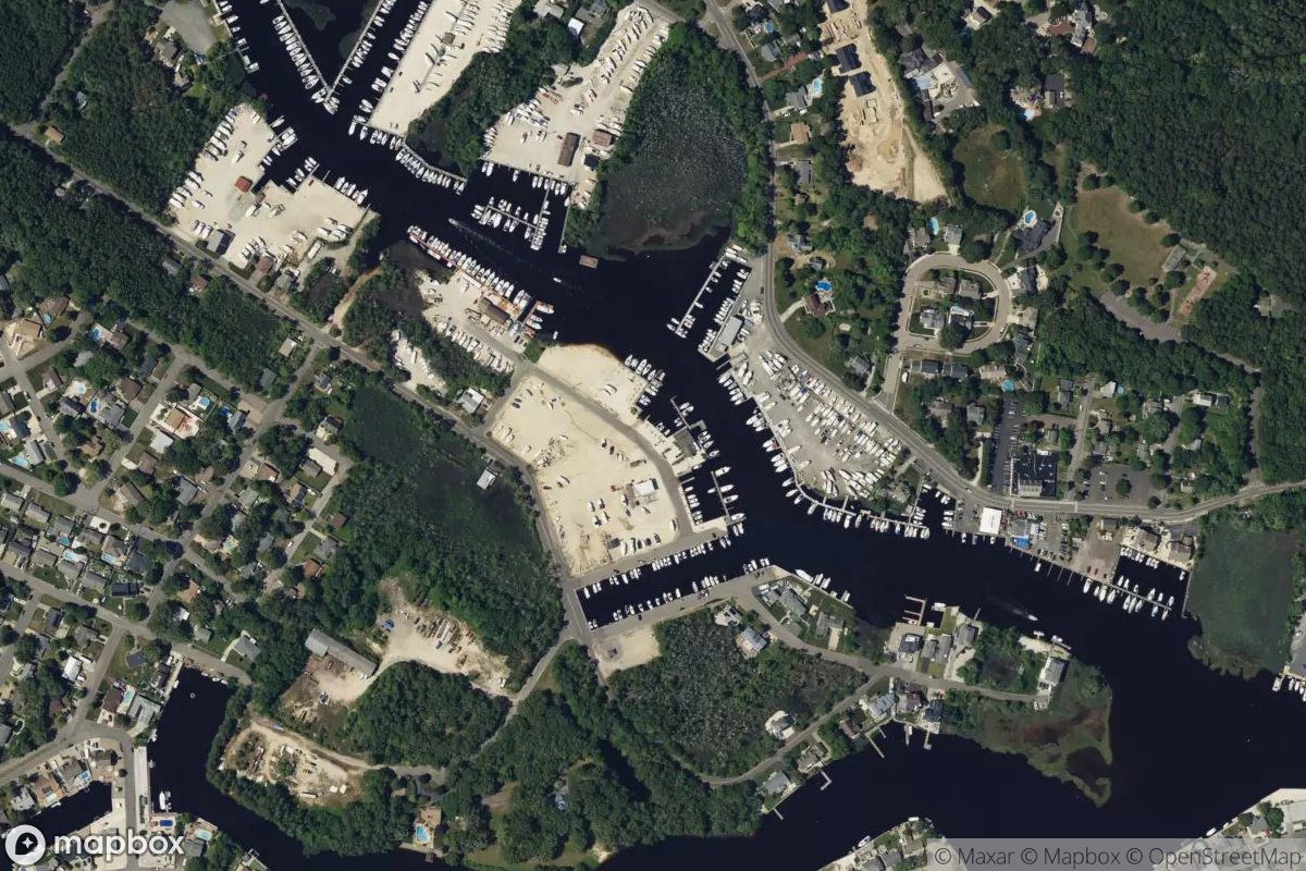 Satellite view of North Branch Yachting Center