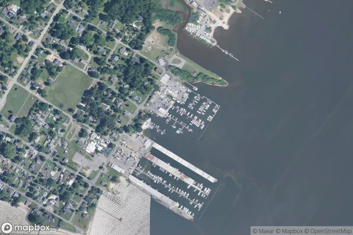 Satellite view of North East River Marina