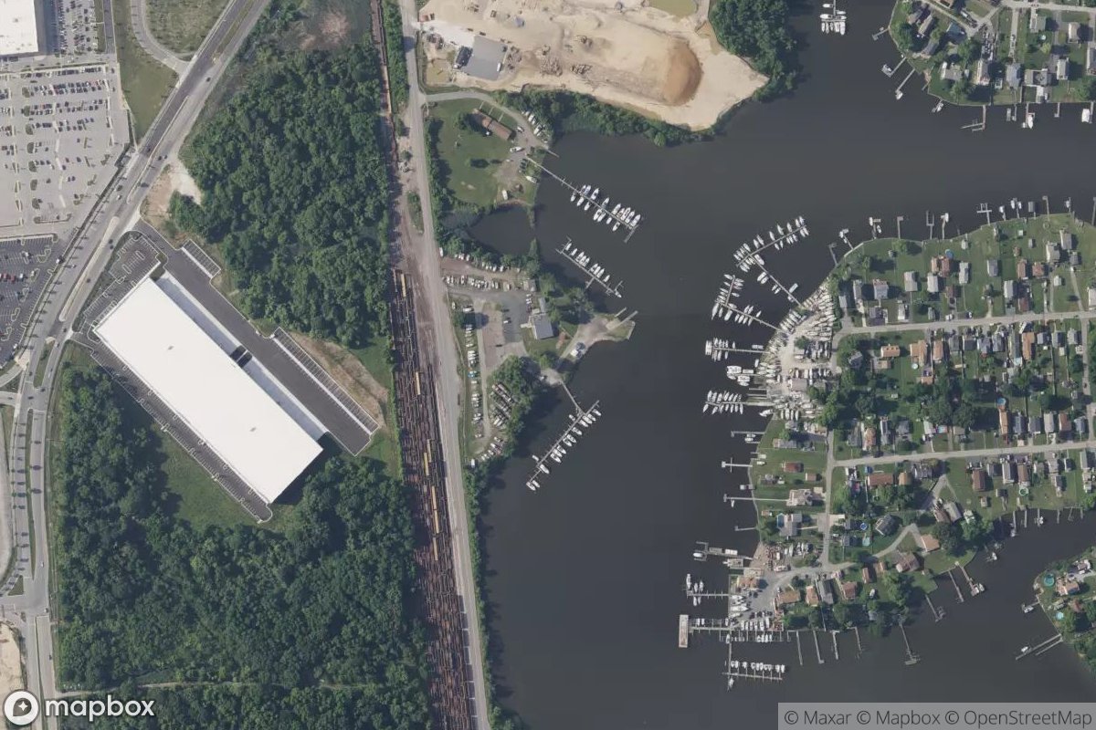 Satellite view of North Point Yacht Club