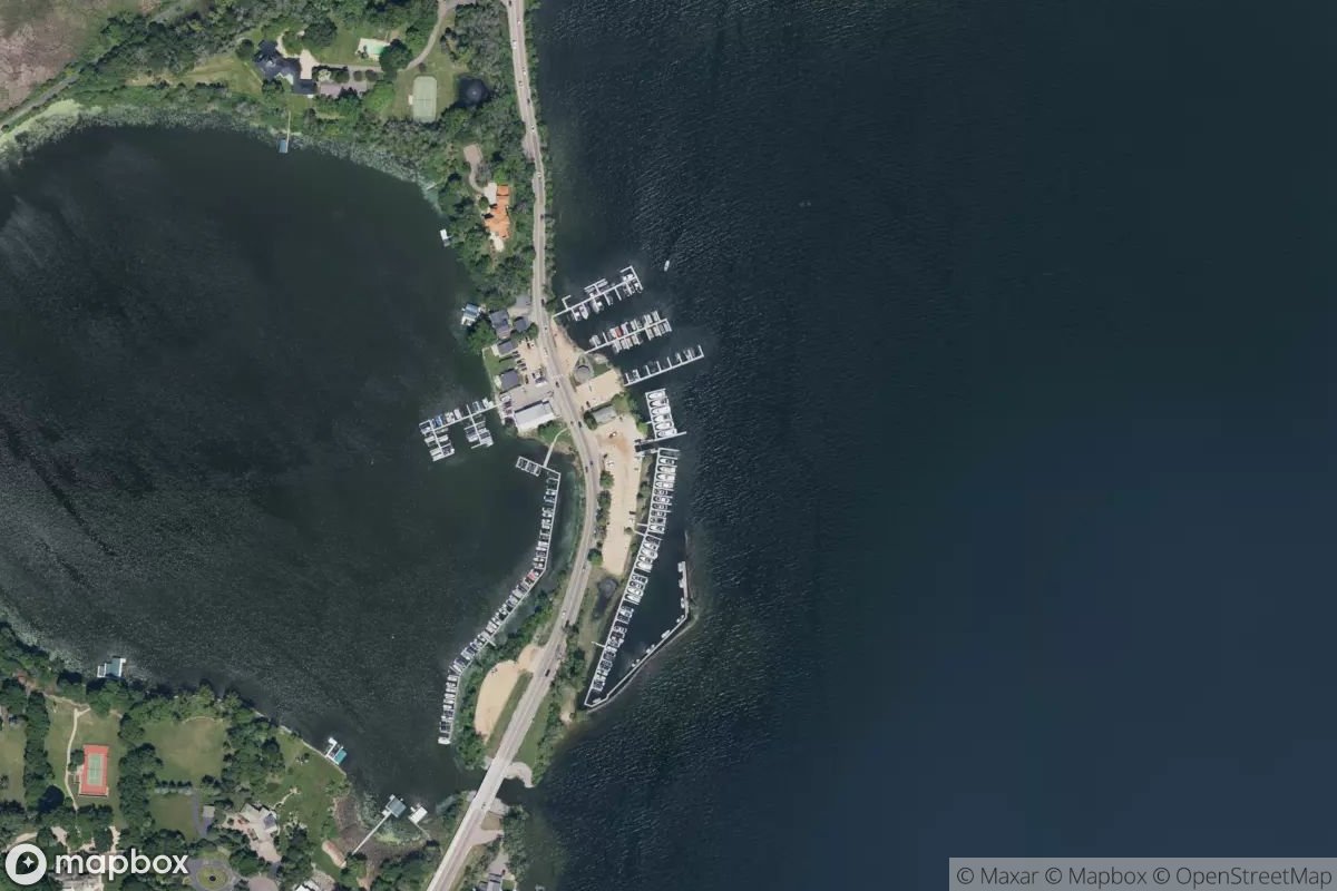 Satellite view of North Shore Marina Browns Bay