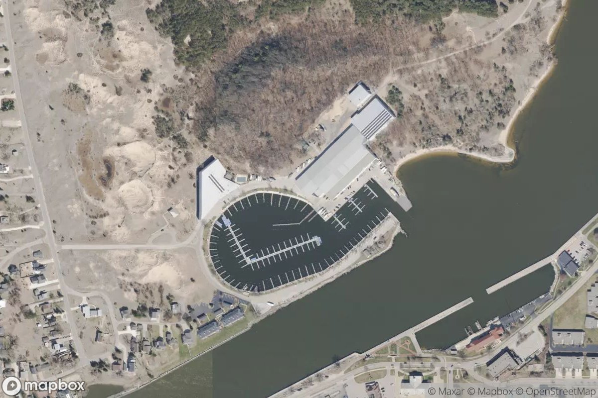 Satellite view of North Shore Marina