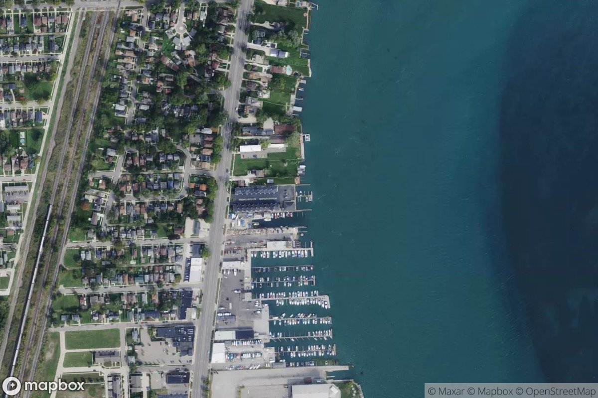 Satellite view of North Shore Marina