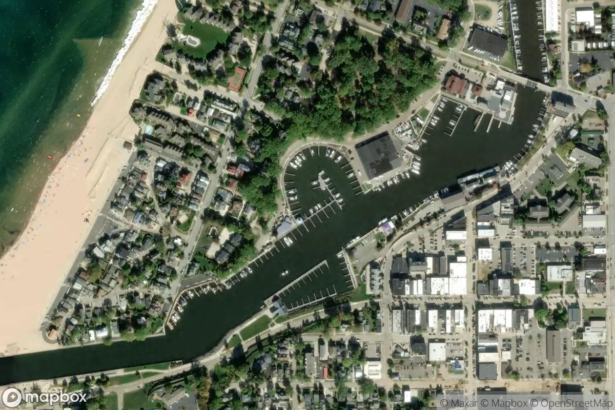 Satellite view of Northside Municipal Marina