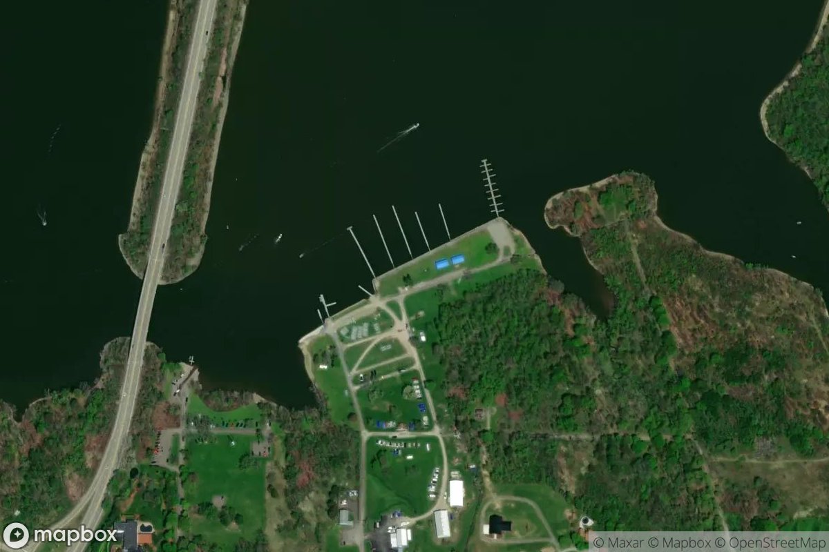 Satellite view of NorthStar Marina