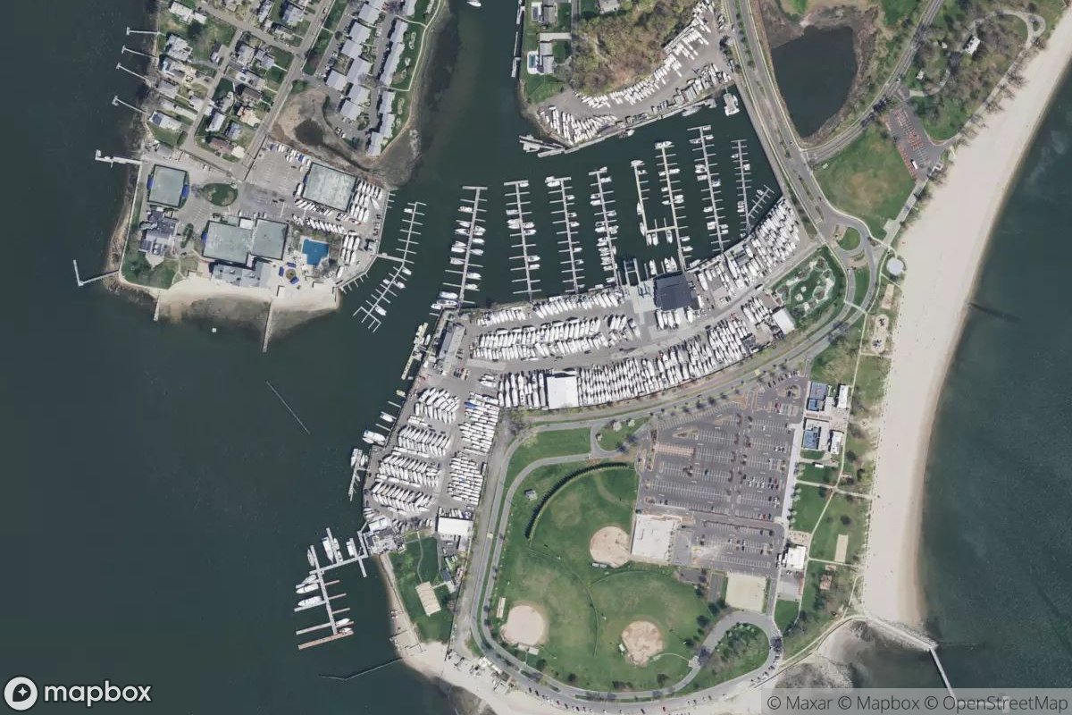 Satellite view of Norwalk Cove Marina