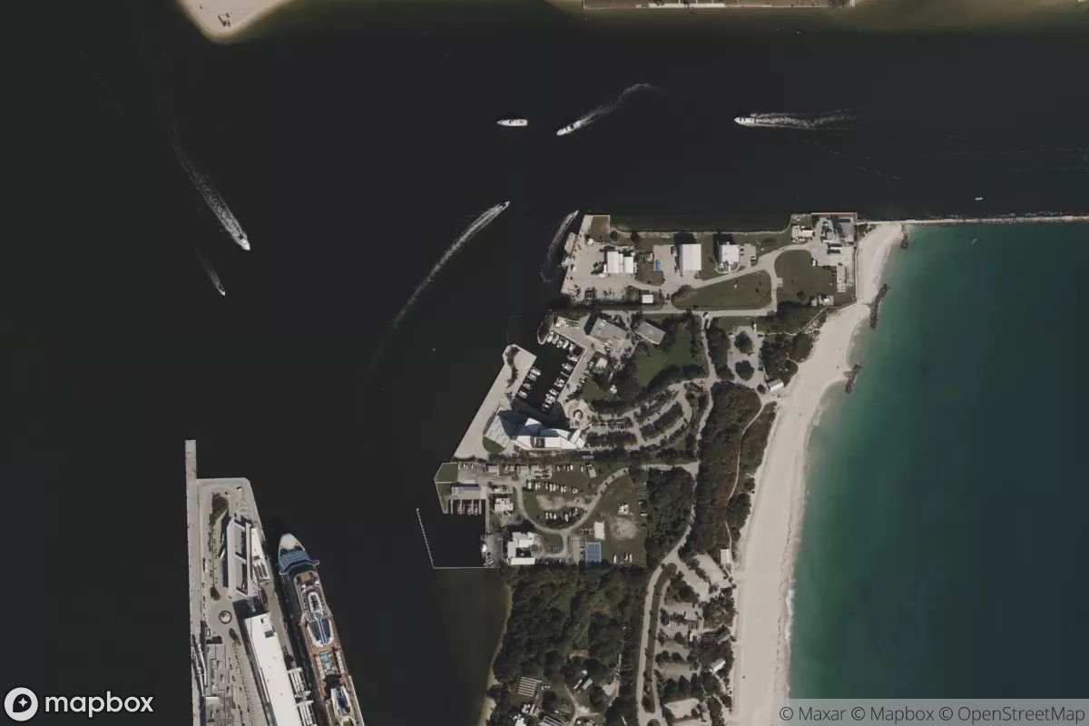Satellite view of NSU Vessel Basin