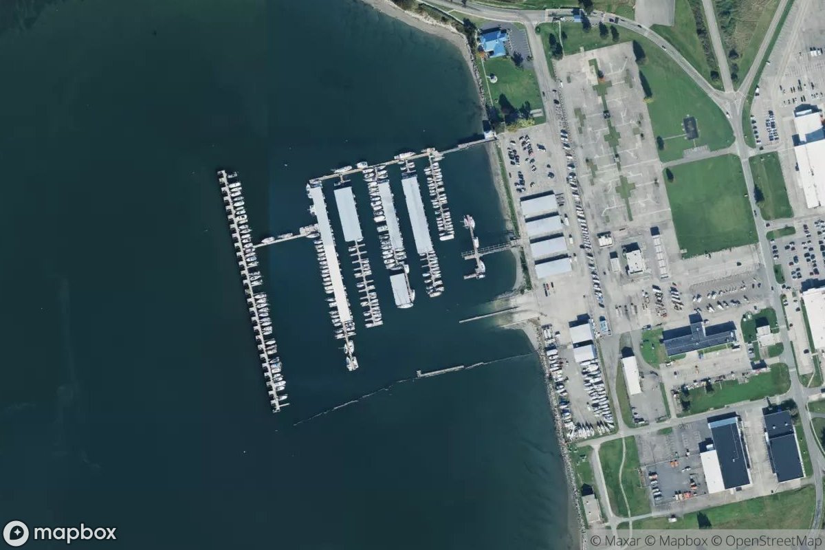 Satellite view of Oak Harbor Marina
