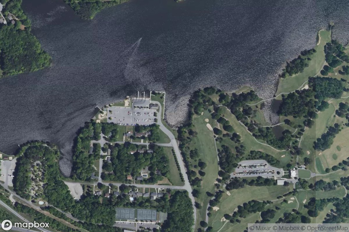 Satellite view of Oak Hollow Marina