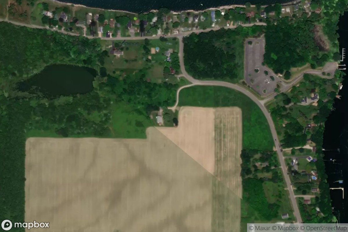 Satellite view of Oak Orchard State Marine Park