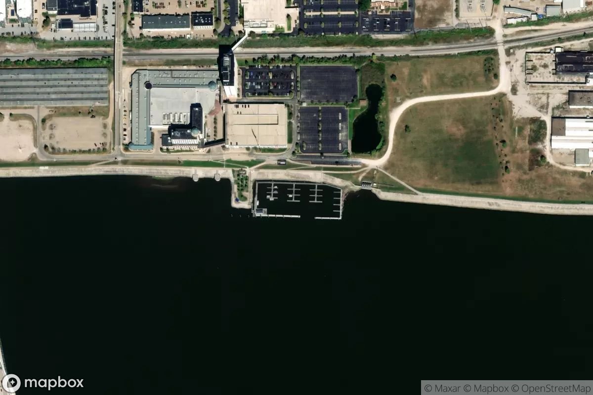 Satellite view of Oasis Marina