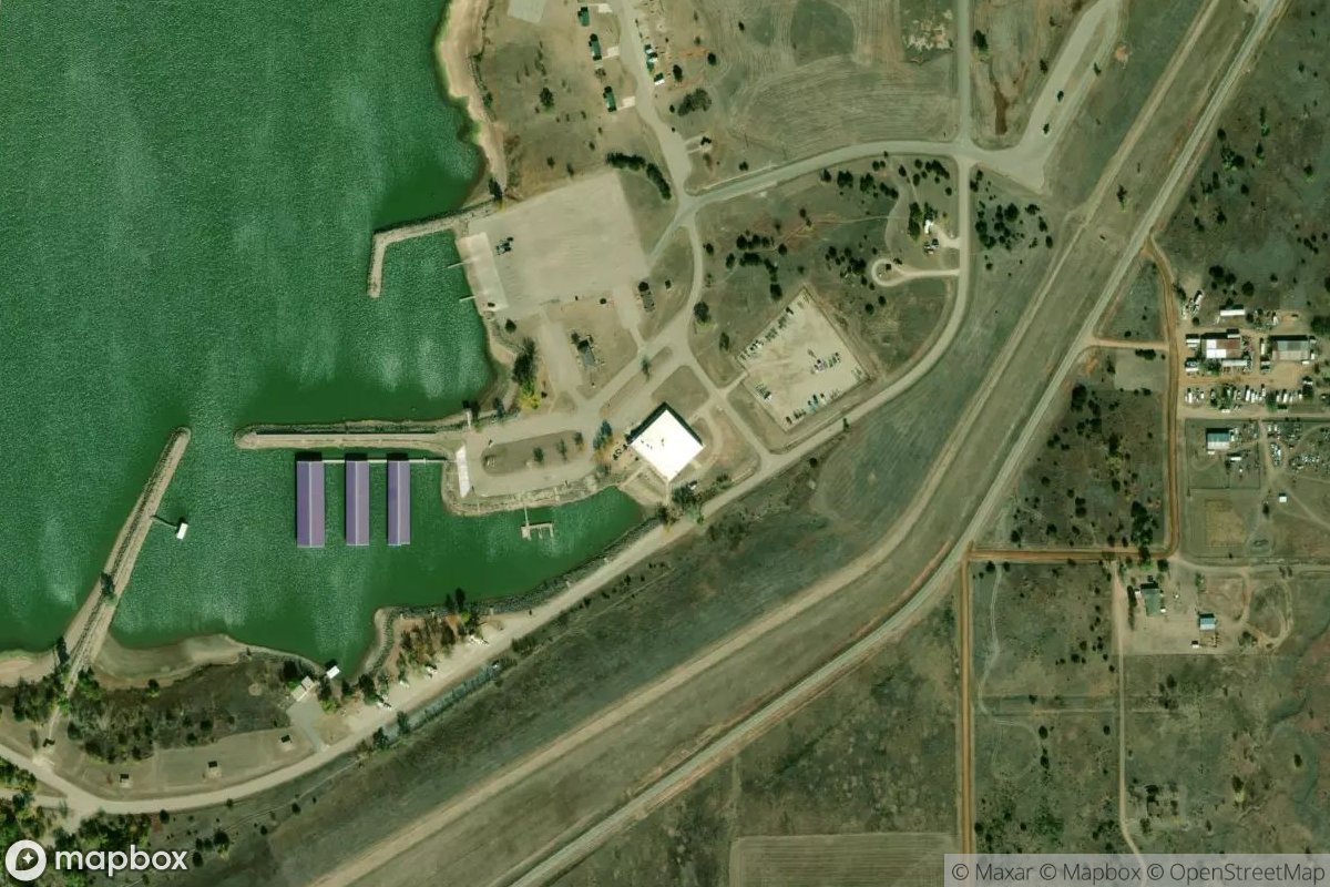 Satellite view of O'Brien's Marina