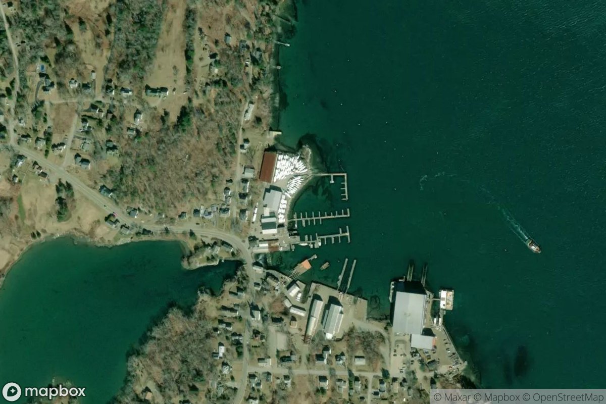 Satellite view of Ocean Point Marina