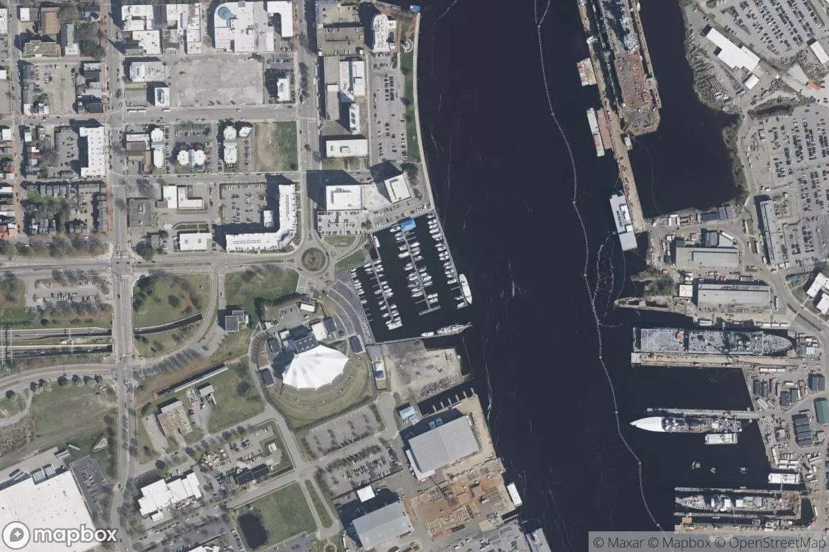 Satellite view of Ocean Yacht Marina