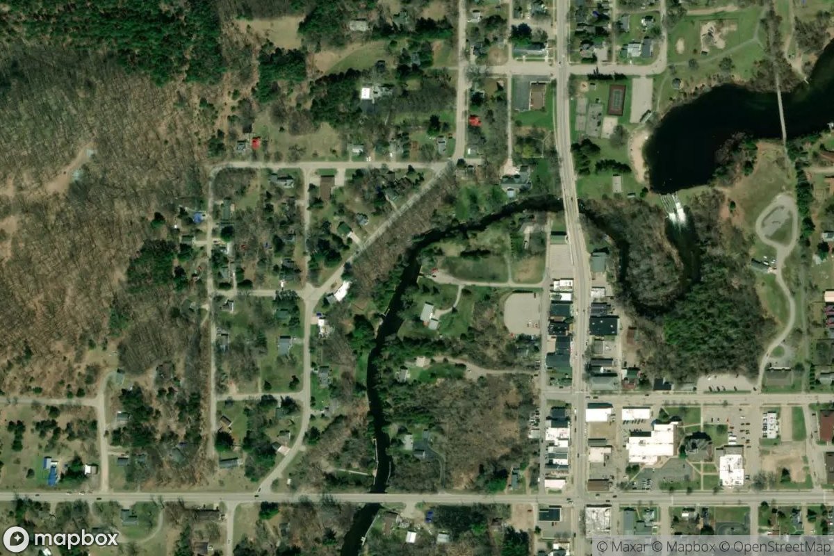 Satellite view of Ohio Street Public Dock