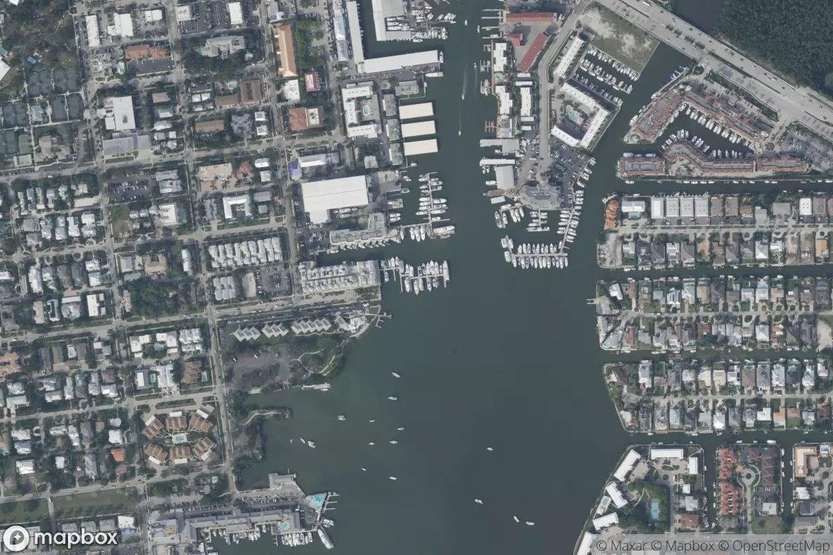 Satellite view of Olde Naples Seaport