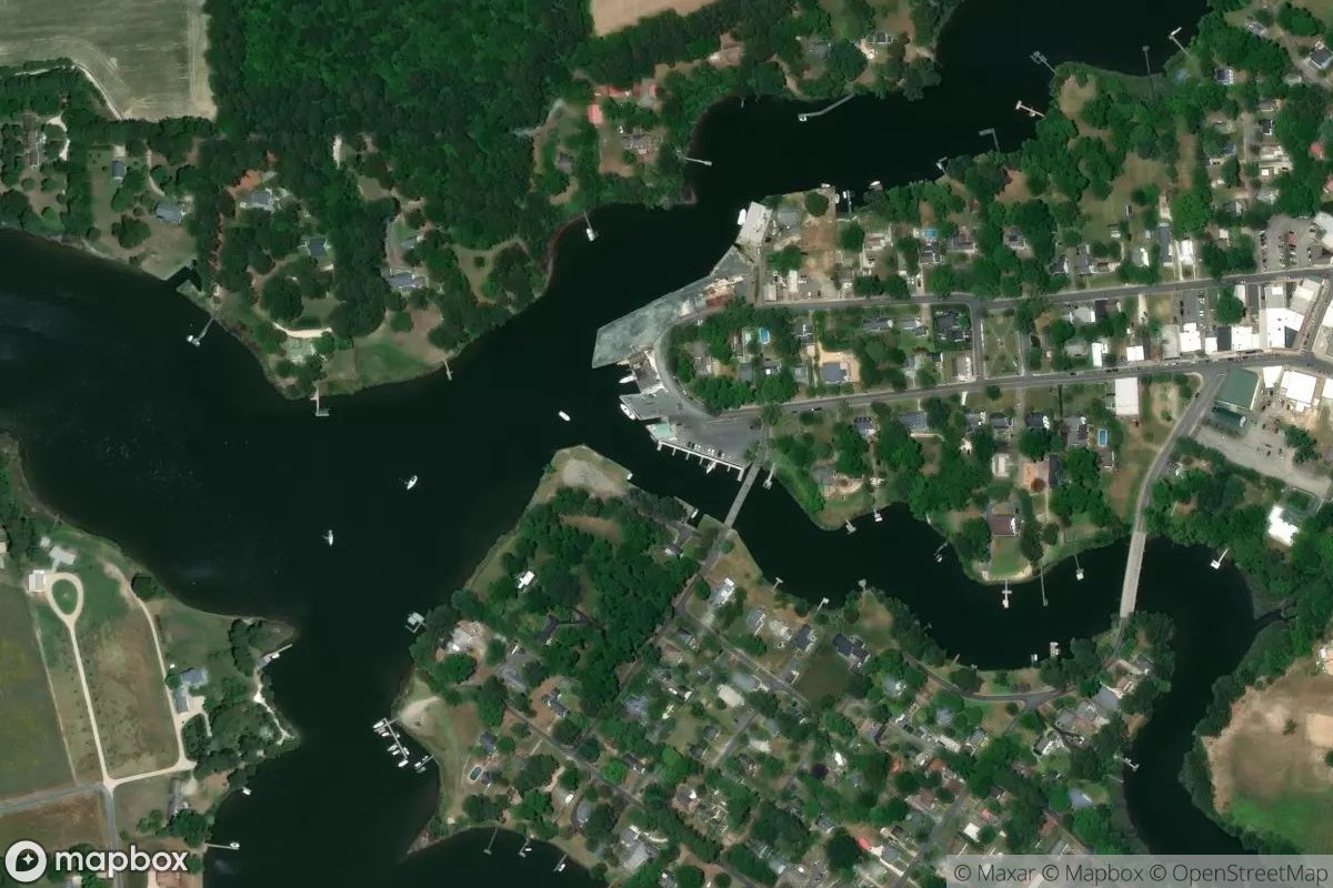 Satellite view of Onancock Marina