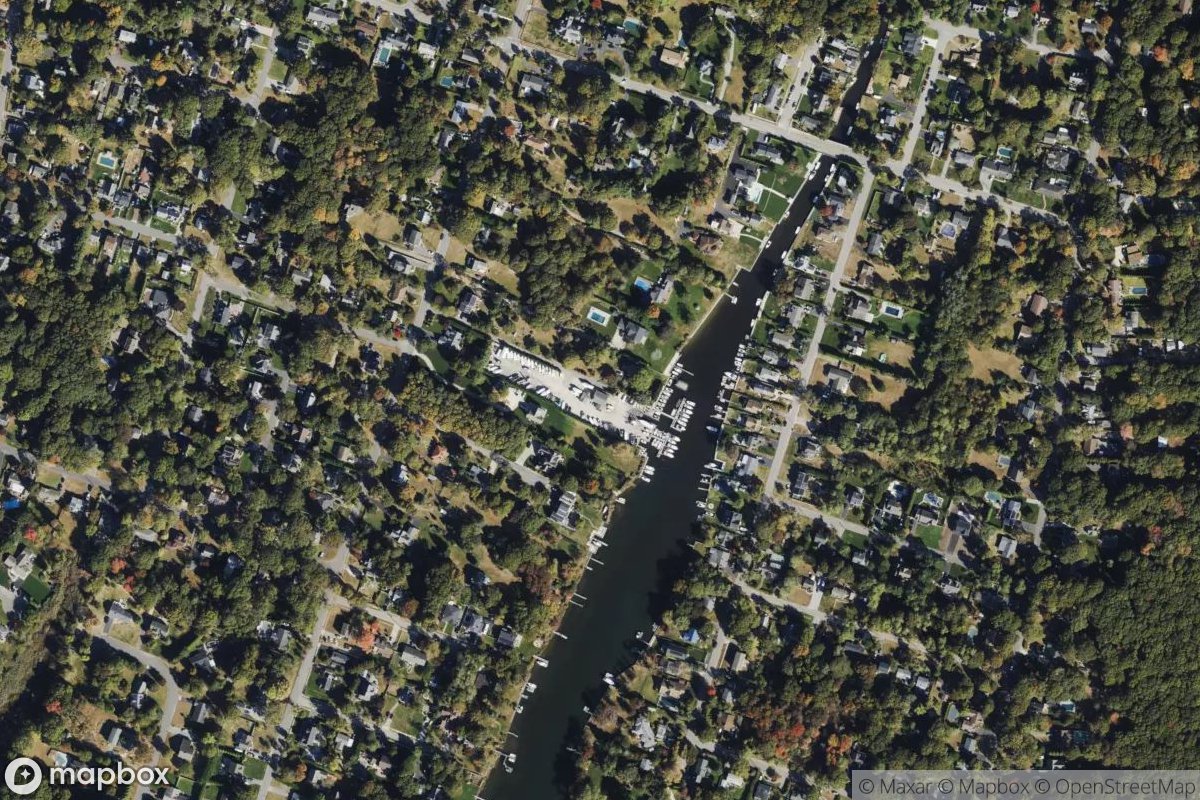 Satellite view of Orchard Creek Marina