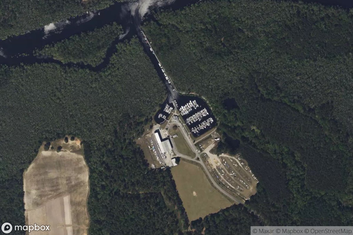 Satellite view of Osprey Marina & Grill