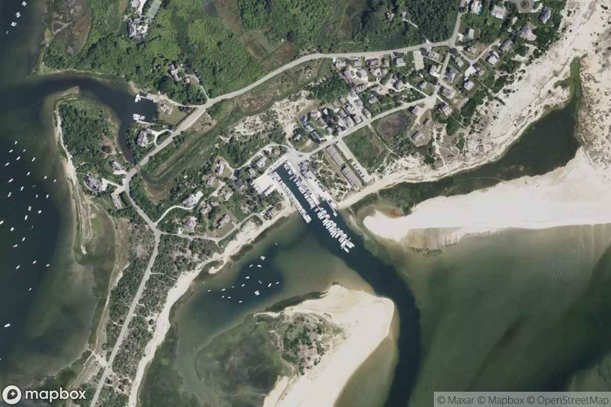 Satellite view of Outermost Harbor Marine