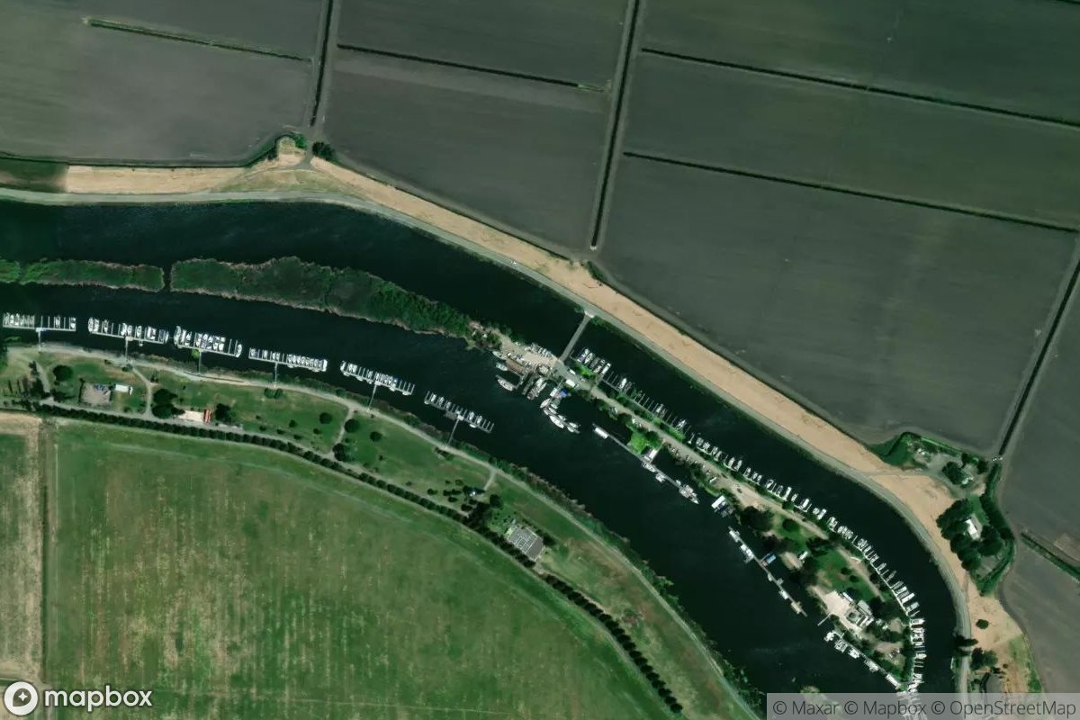 Satellite view of Owl Harbor Marina