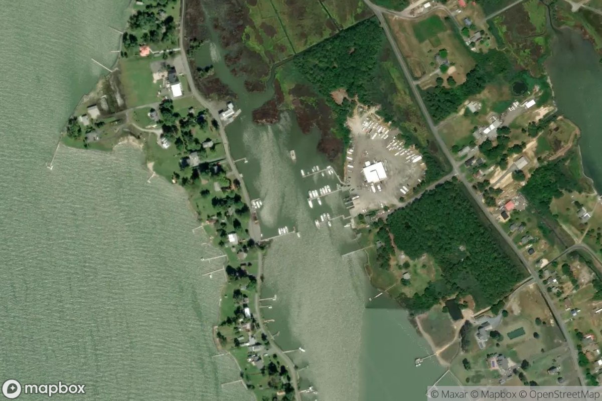 Satellite view of P. L. Jones Marina