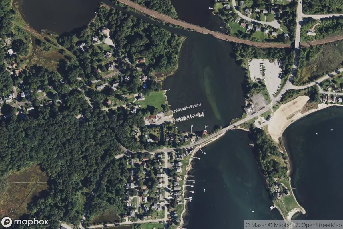 Satellite view of Palmer's Cove Marina