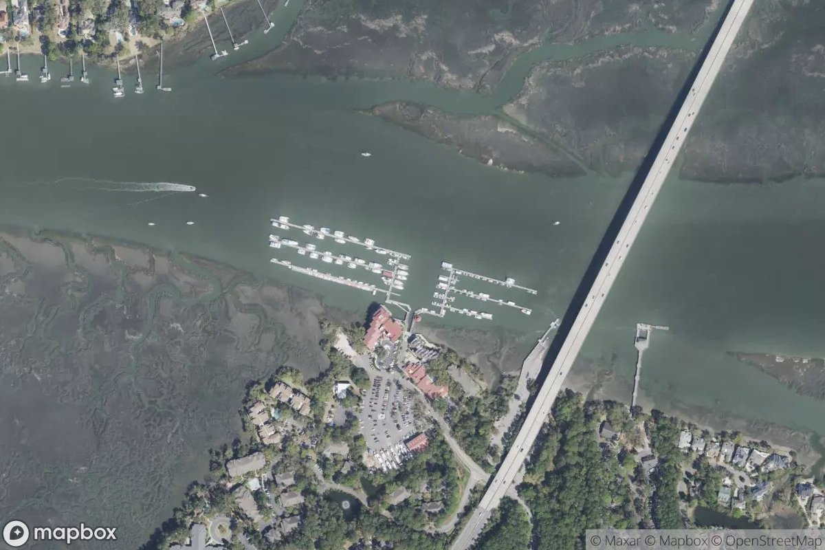 Satellite view of Palmetto Bay Marina