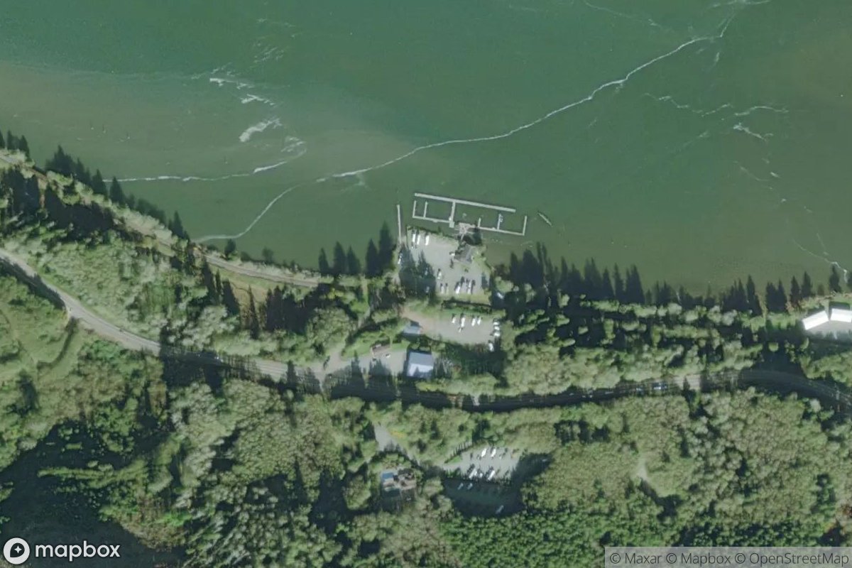 Satellite view of Paradise Cove Marina