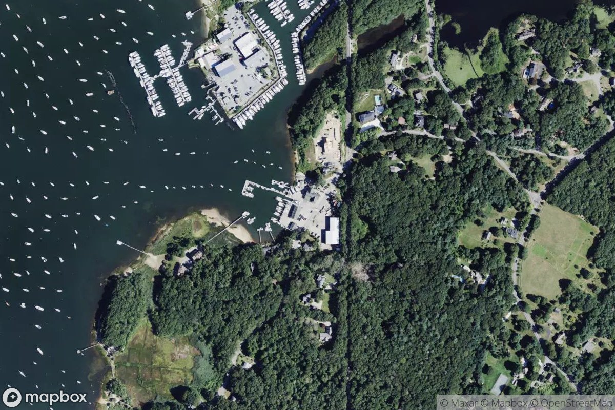 Satellite view of Parker's Boat Yard