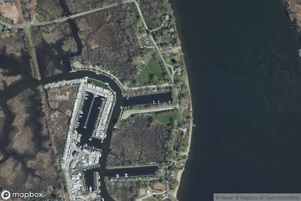 Satellite view of Pattaconk Yacht Club