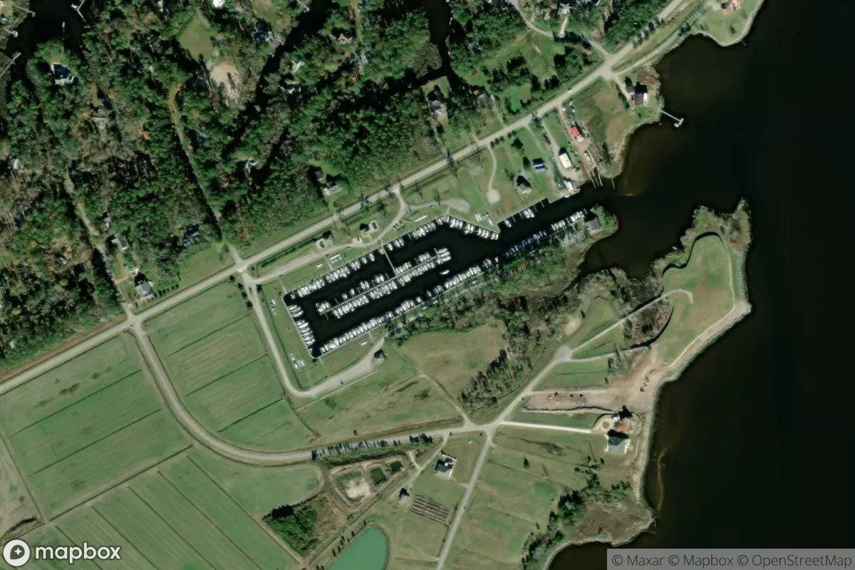 Satellite view of Pecan Grove Marina