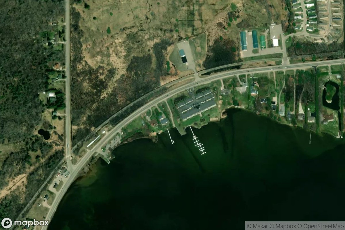 Satellite view of Petoskey Outboard Cruising Club
